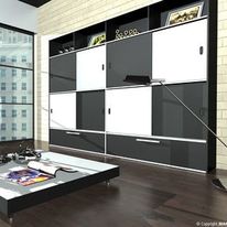 Système pour portes de placard rail en PVC capacité 13 et 25 Kg | PICO 13-25-26