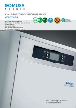Chaudière gaz à condensation très haut rendement | AVANTTIA NG