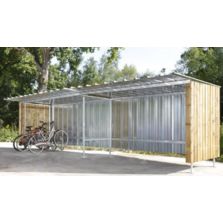 Abri multiusage vélos / motos - Bois & métal