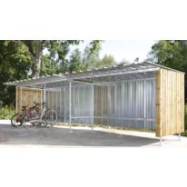 Abri multiusage vélos / motos - Bois & métal