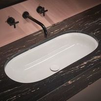 Vasque sous plan en acier titane vitrifié | BetteComodo A217