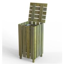 Poubelle de ville Campagnarde