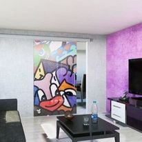 Système coulissant droit pour portes en verre | SAFGLASS PINCE 80 – 120