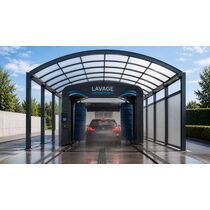 ABRI POUR PORTIQUE DE LAVAGE ET ROULEAUX DE LAVAGE AUTOMOBILE OVALUX