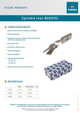 Cylindre Inox Résiste+ | TORBEL