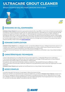 Nettoyant pour joints ciment et époxy | Ultracare Grout Cleaner prêt à l'emploi