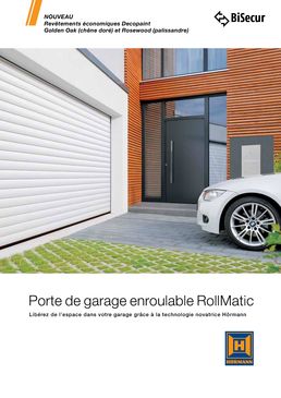 Porte de garage enroulable motorisée en aluminium | Rollmatic