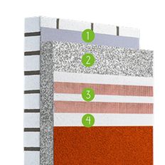 Isolation par l'extérieur à haute résistance aux chocs à base de fibres de carbone | Capatect Carbonit