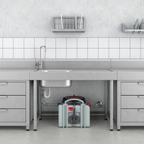 Séparateurs de graisses hors sol, sous éviers | ACO LipuMobil P