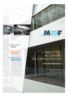 Catalogue PLAQUETTE PRODUITS MAF ATLANTIQUE