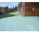 Sols coulés caoutchouc et résine sans joint, drainants et non glissants pour extérieur | NOVAFLEX GC POREUX