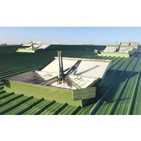 Exutoires de fumées simple vantail pour toitures sèches | Ecobac 160 PN / 160 PN HPA