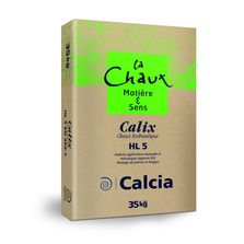 Chaux naturelle adjuvantée CALIX Ciments Calcia | CALIX HL 5