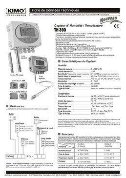 Appareil de mesure à sonde fixe ou déportée | TH 300