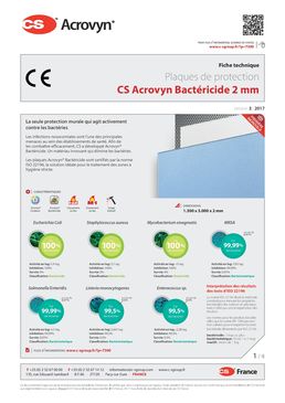 Plaques de protection murale | Acrovyn