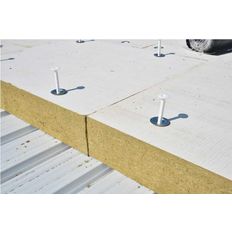 Panneau isolant en toiture plat bac acier | Rockfleece B