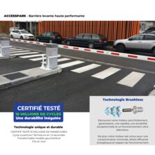 Barrière levante haute performance pour le contrôle d’accès véhicules