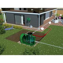 Cuves de rétention en béton ou polyéthylène Pour rejet régulé des eaux pluviales | Gamme Pack'eau