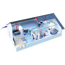 VMC double flux monobloc pour confort été/hiver | Twin'Air DF 70 et 70 Plus