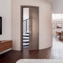 Contre-châssis Scrigno pour porte coulissante de forme courbe | Orbitale