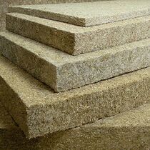 Panneau isolant à base de fibres d'herbe