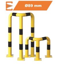 Arceau de sécurité Diam.89mm jaune/noir pour angle | ARCA89