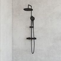 Combiné de douche en inox noir | AQUAFACTORY