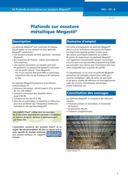 Système de faux-plafond grande portée | Megastil plafond