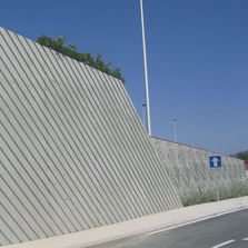 Voile mince jusqu'à 11 m avec talon coulé sur place