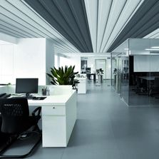 Plancher précontraint longue portée à modénature en sous face | GraphiDAL