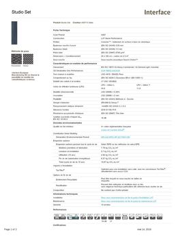 Revêtement de sol en LVT vinyle haute performance | Lame LVT Studio Set - A00713 Slate