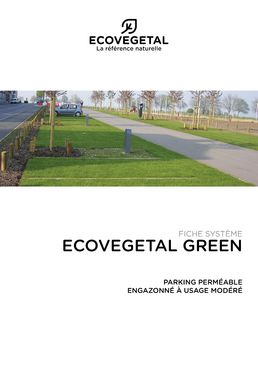 Dalle préengazonnée emboîtable haute résistance | Ecovegetal-green
