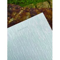 Feuille de zinc finition résistante blanc brossé pour couverture et façade | Prismo Blanc brossé+