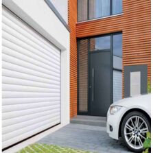 Volet roulant de garage en aluminium | Porte de garage enroulable motorisée isolée