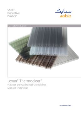 Gamme de plaques alvéolaires 2 à 6 peaux en polycarbonate | LEXAN™ THERMOCLEAR™