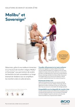 Baignoires à hauteur réglable avec siège intégré | Malibu & Sovereign