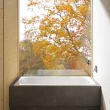 Baignoire rectangulaire à encastrer en acier titane vitrifié | BetteForm 