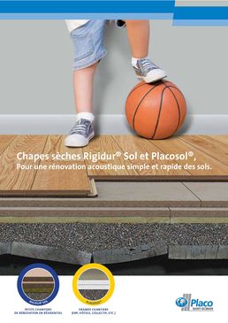 Plaque de plâtre et fibre cellulosique pour réalisation de chapes sèches | Rigidur Sol