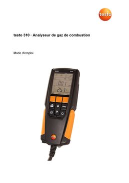 Analyseur pour chaudières à condensation de 4 à 400 kW | Testo 310