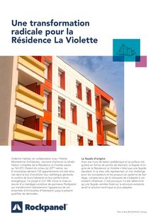 Cas d'étude - Rénovation de la résidence La Violette
