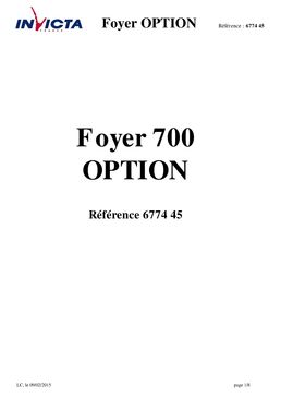 Foyer à bois en fonte avec post combustion pour grand volume | 700 Options 6774-75