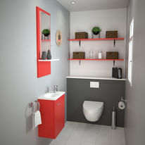 Lave-main monobloc WC | ADEKOA