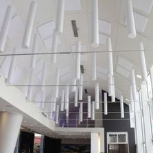 Panneaux mobiles décoratifs et absorbeurs acoustiques en plusieurs formes à suspendre | OBJET ÉKOÉ