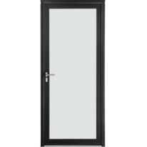 Porte d’entrée aluminium vitrée | Adénora vitrage dépoli sécurité renforcée