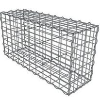 Gabion à mailles rectangulaires 10x5cm pour aménagements paysagers | Gabion 100 x 30 x 50 cm 
