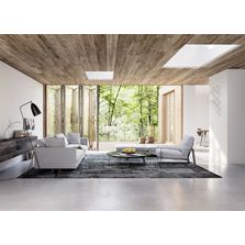 Baie accordéon en bois et bois capotage alu | Woodline et Combiline