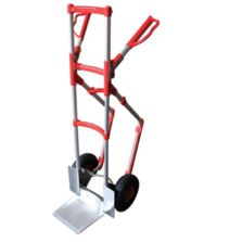 Diable aluminium brasseur bavette rabattable 300kg