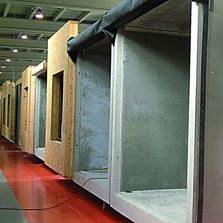 Construction préfabriquée en béton de chanvre projeté sur ossature | ModuleM Bio Sourcé