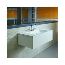 Vasque de salle de bain au design épuré en acier titane vitrifié | BetteAqua