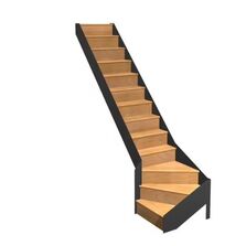 Escalier Esteban quart tournant bas rampe sans rampe | LAPEYRE SERVICES